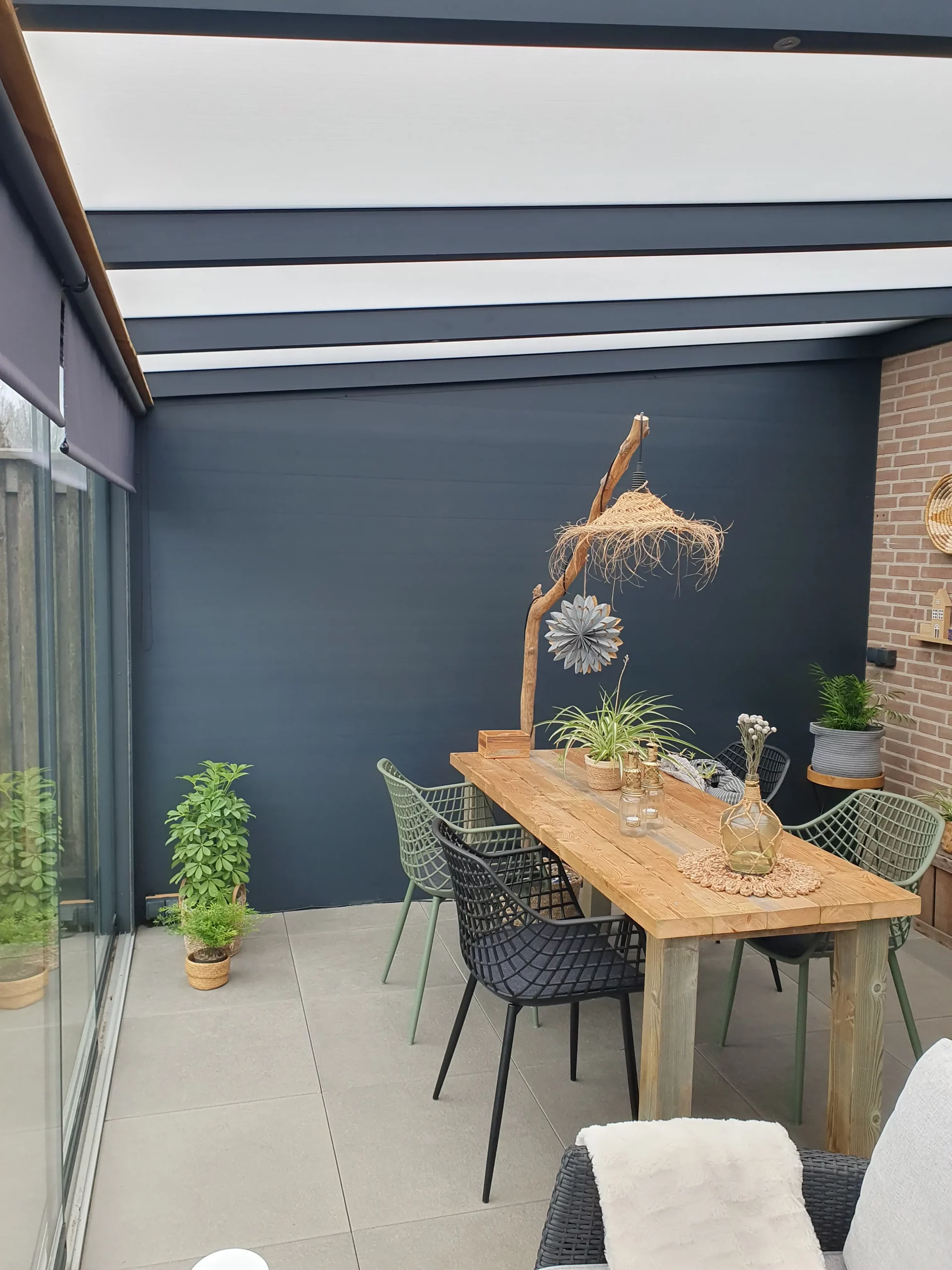 Tuinkamer met beglazing