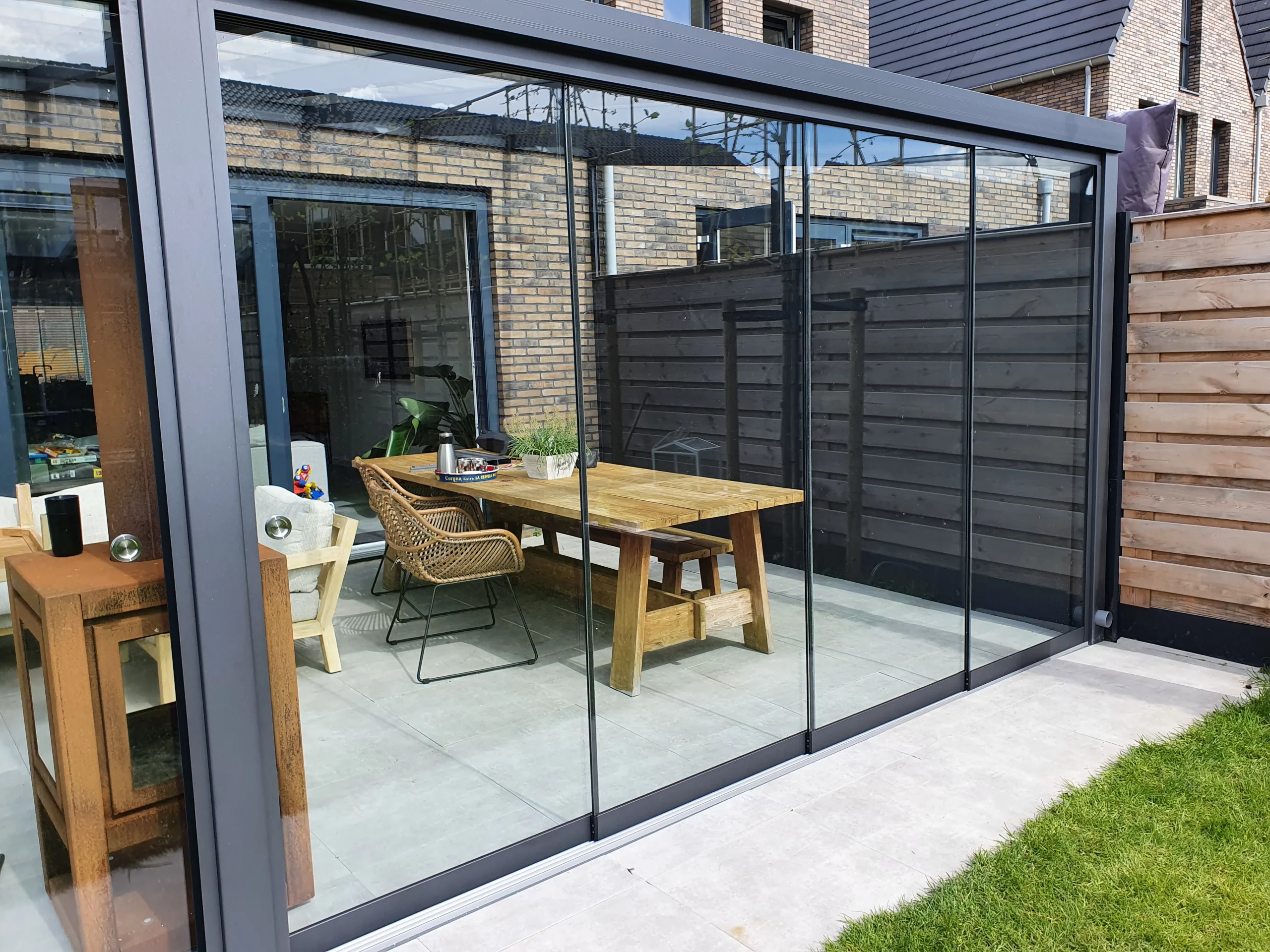 Moderne pergola aluminium